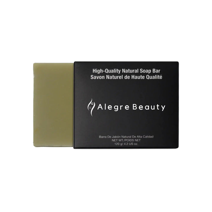 Natural Green Tea Lemongrass Calming Soap - Alegre Beauty